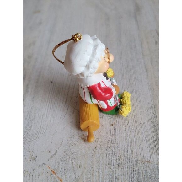 National Rennoc 1999 Mrs Claus popcorn threading ornament Xmas - Picture 5 of 6